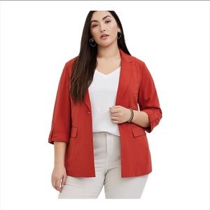 Burnt orange blazer
